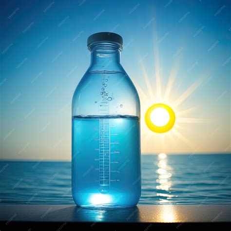 Bolsa hermética con agua expuesta al sol