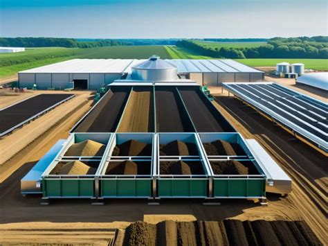 Vista aérea de la planta de compostaje de Vila-seca-Salou