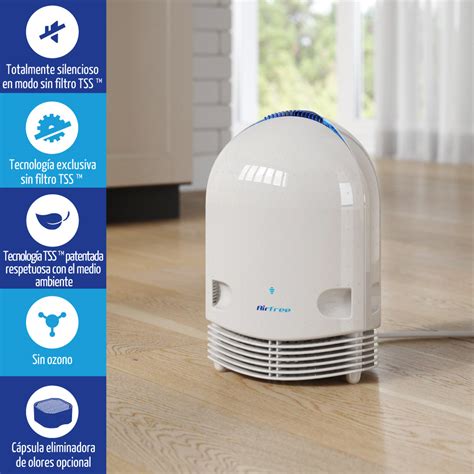 Fotografía del Purificador de Aire Airfree P80 en un entorno doméstico