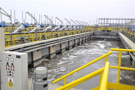 Imagen de una planta de tratamiento de aguas residuales