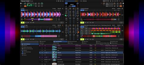Traktor Pro 2 interface with controller overlay