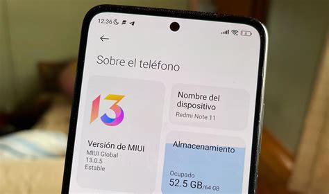 Captura de pantalla de los ajustes de un Xiaomi mostrando la opción 