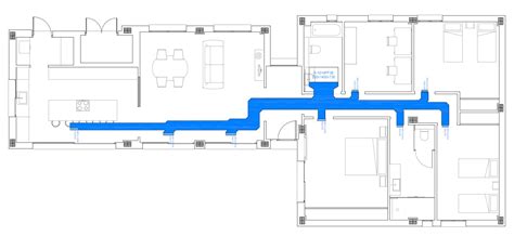 Plano de distribución de cuarto de depuradora