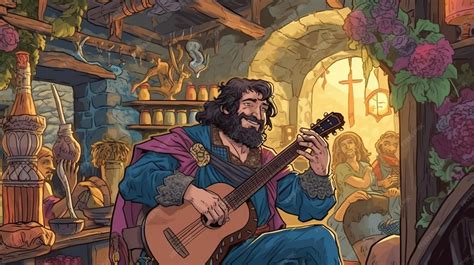 Sims Medieval - Bardo Cantando en la Taberna