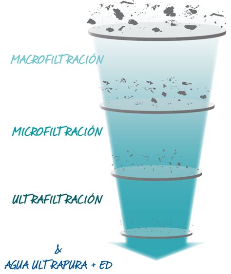 Diagrama de los tres tipos de filtración en un acuario