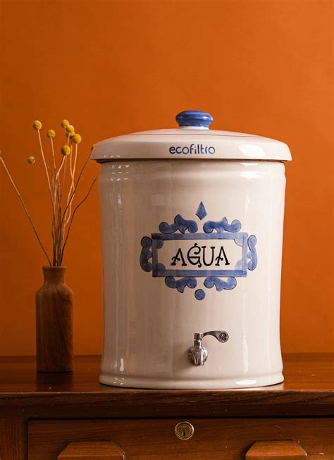 Ecofiltro en uso como maceta