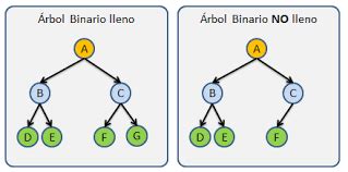 Representación visual de un Árbol Binario, mostrando la limitación de dos hijos por nodo.