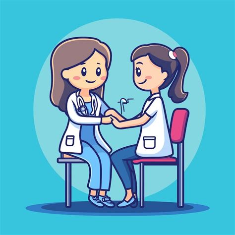 Doctora en medicina realizando un examen