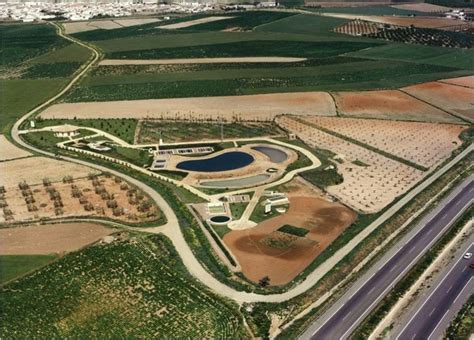 Vista aérea de la Planta Experimental en sus orígenes