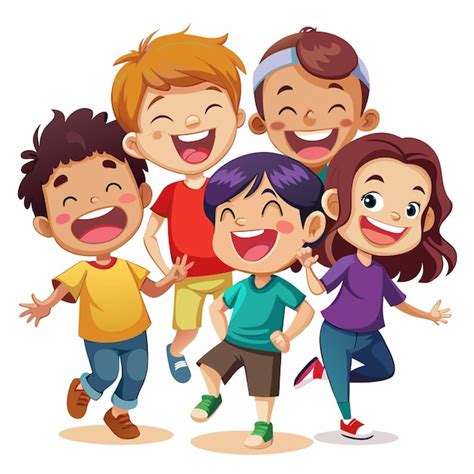 Niños sonriendo con mascarillas estampadas de dibujos animados