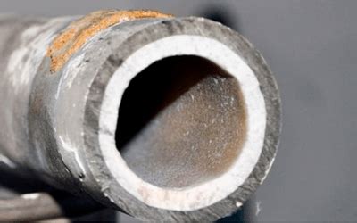 Tuberías con incrustaciones de cal