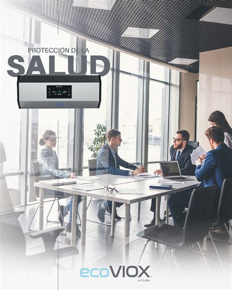 Purificador de aire Ecoviox 450 en un salón moderno