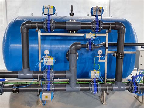 Sistema de filtración de agua industrial