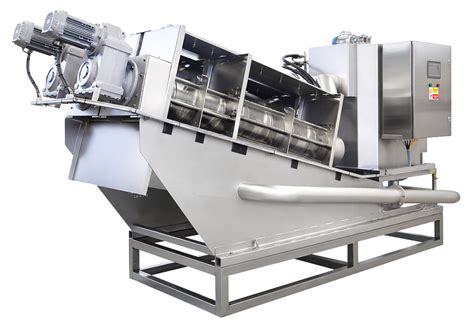 Tornillo deshidratador de fangos