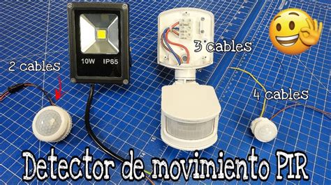 Diagrama de funcionamiento de un detector de movimiento PIR