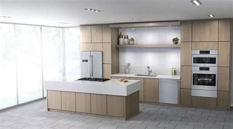Cocina moderna con electrodomésticos integrados