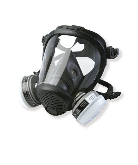 Mascarilla negra de protección profesional con filtros