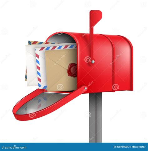 Ilustración de un buzón de correo electrónico desbordado