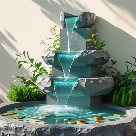 Persona realizando mantenimiento en una fuente de agua
