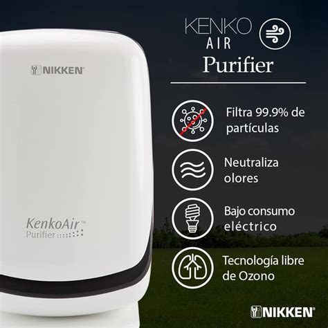 Purificador de aire Nikken Air Wellness Power5 Pro en un hogar moderno